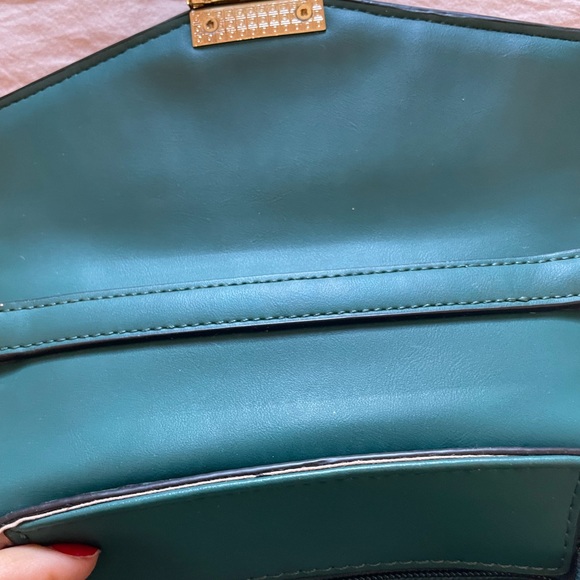 Alessia Massimo Green Velvet & Snake Bag - Picture 7 of 10